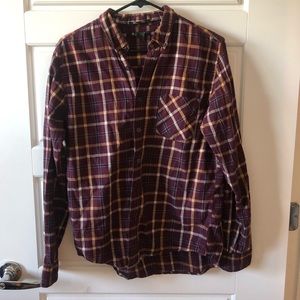 Men’s plaid long sleeve